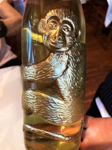 A beautiful design on this Eye of the Monkey Riesling from Affentaler Winzer.